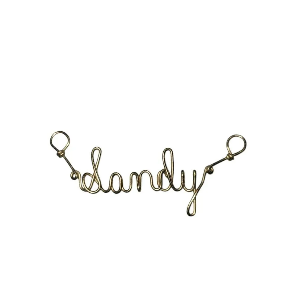 Gold Wire Sandy Necklace